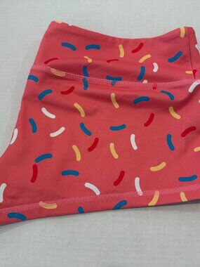 Feed Me Fight Me Donut Sprinkles Shorts | Pink | Size XL